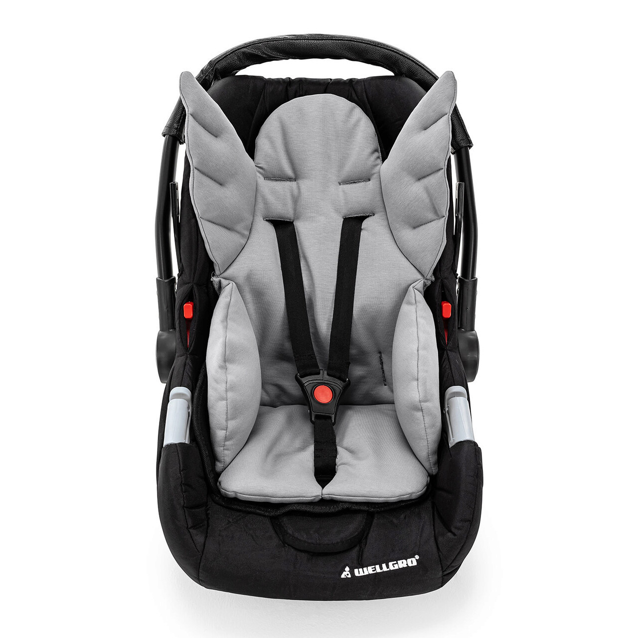 Perna universala copii Baby Pad, Wallxpert, Angel Wings, Gri - imagine 5